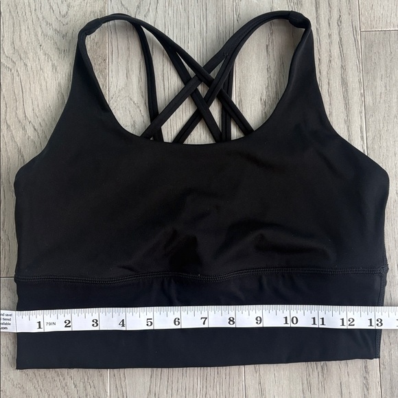 CRZ Yoga Black Strappy Sports Bra Medium - Picture 3 of 6